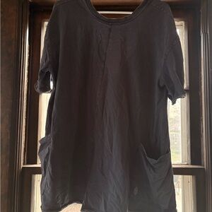 Free People Women's Short-Sleeve Pocket Tee — Black